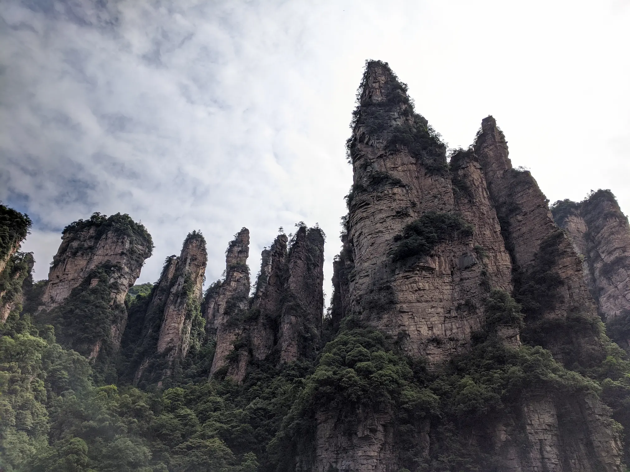 百龙天梯广场景色