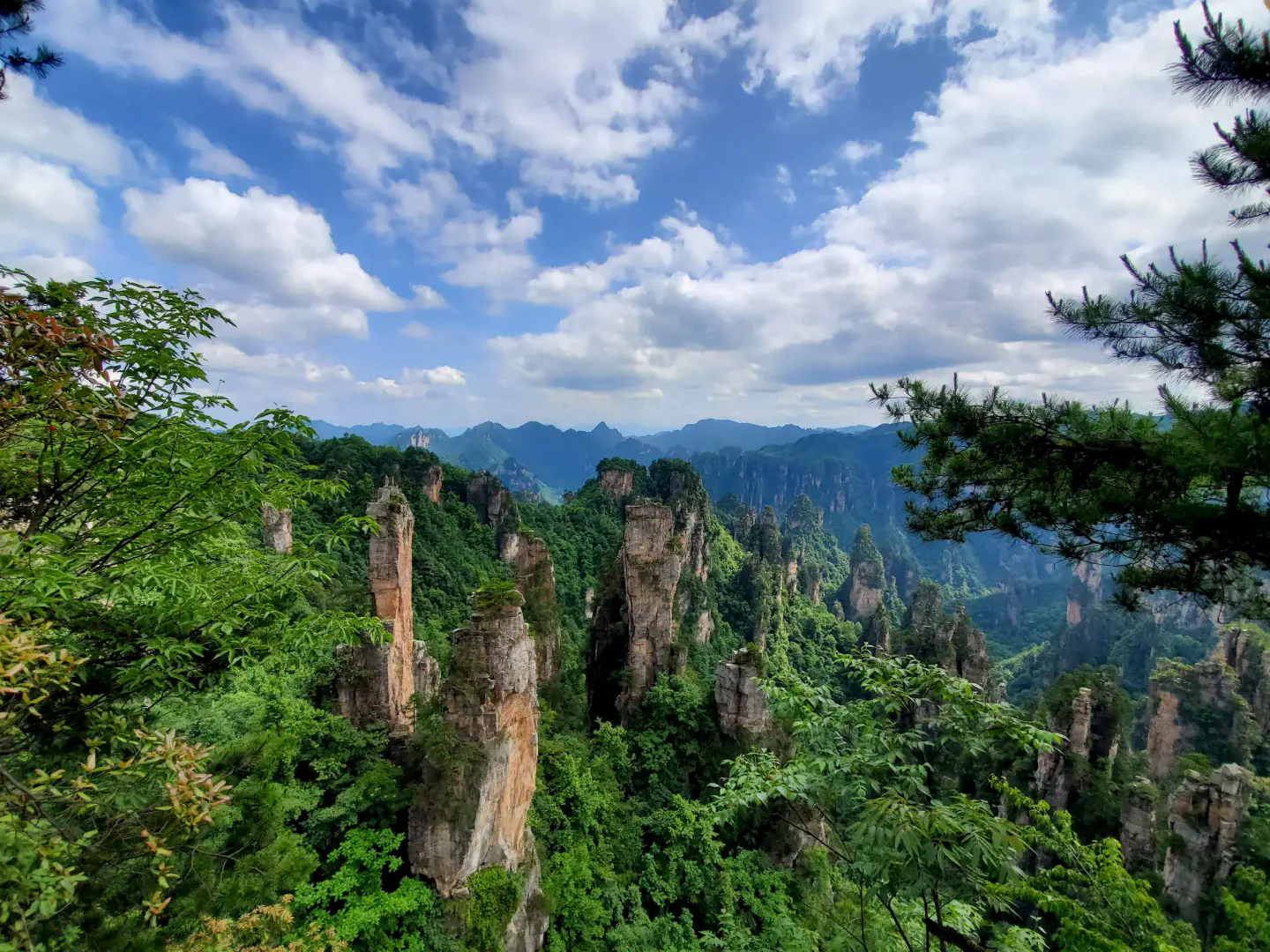 天子山观景