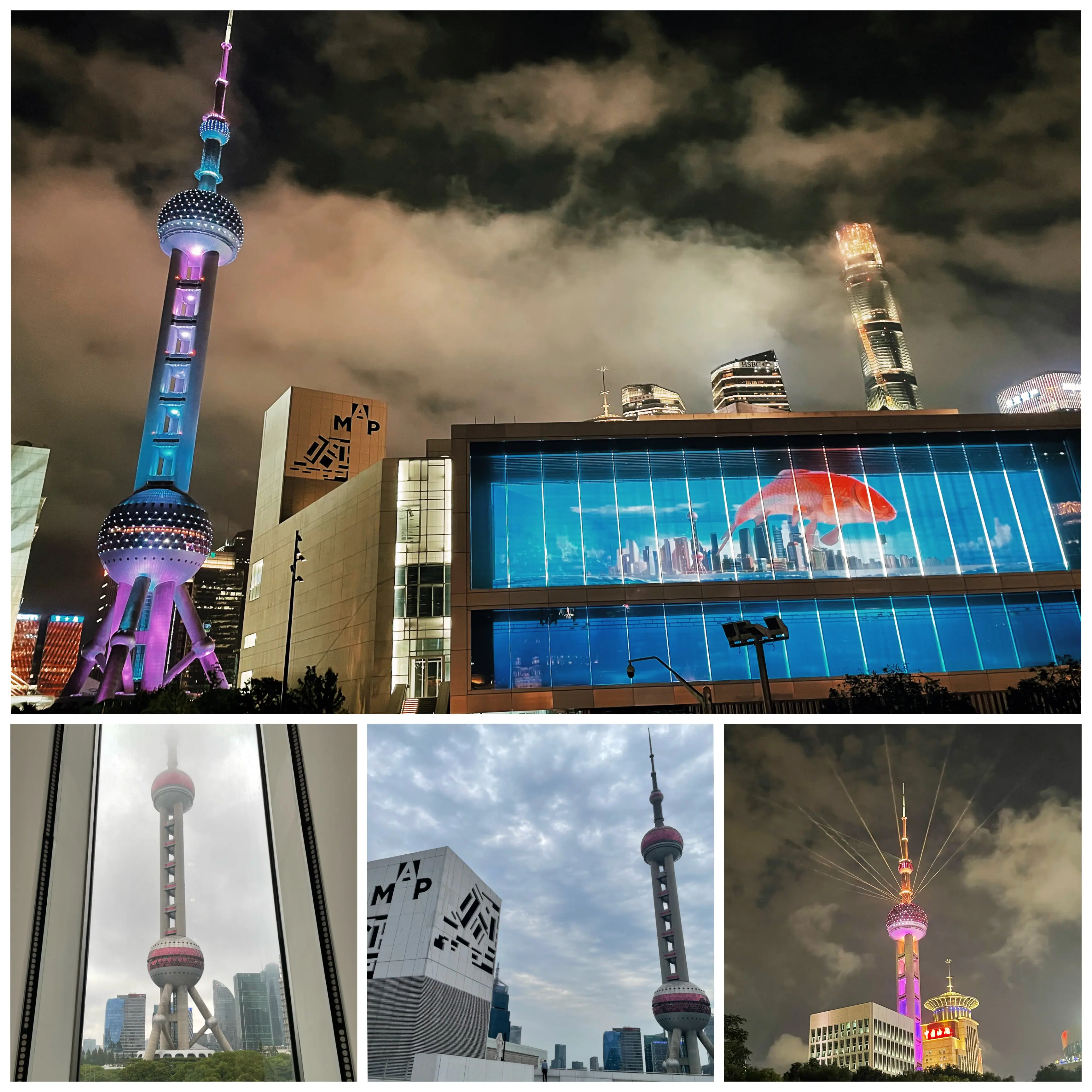 各种角度的东方明珠